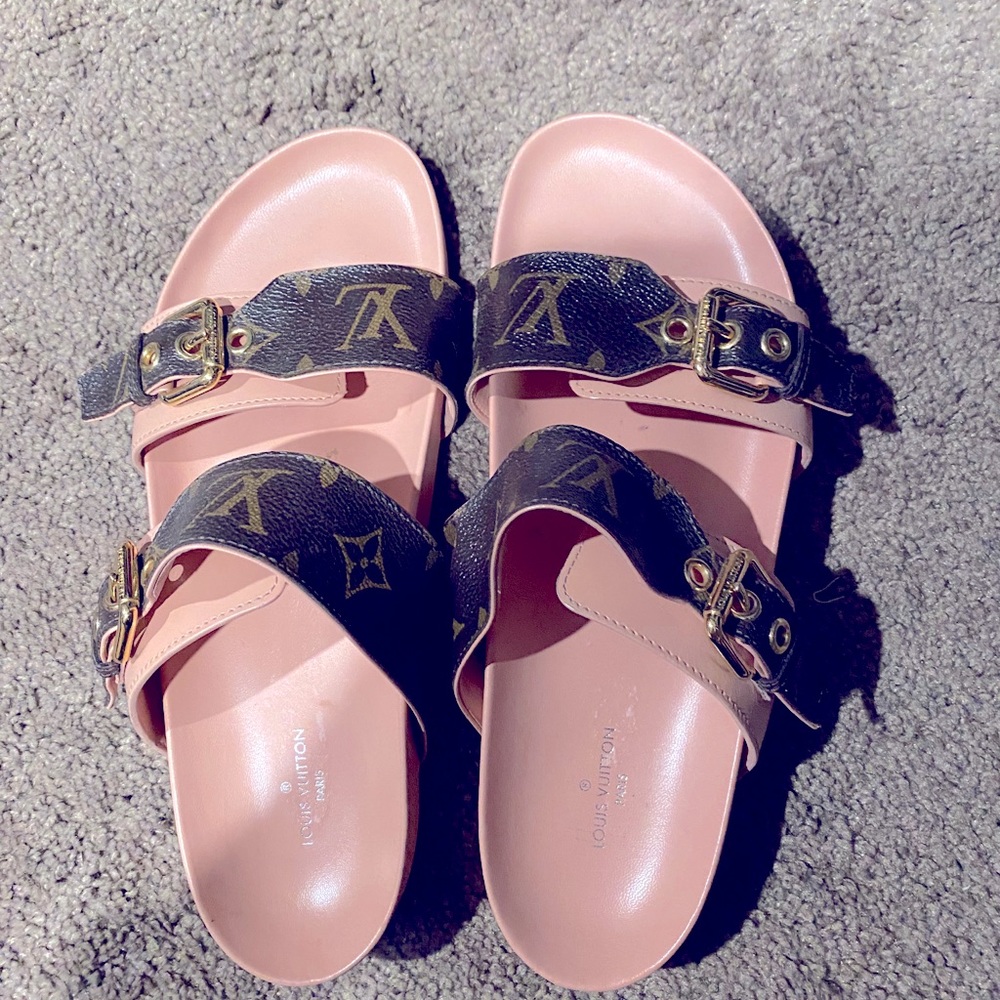 Louis Vuitton Bom Dia Mules Sandals